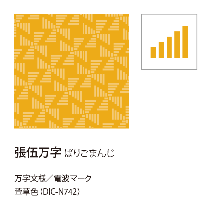 IT文様/張伍万字